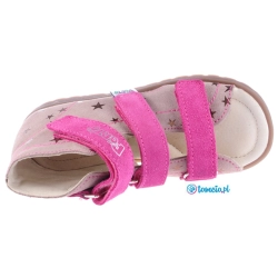 Buty profilaktyczne Mrugała Porto - 1310, kolor 24 beż/amarant