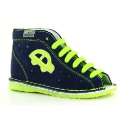 Buty profilaktyczne Danielki  jeans fluo Z wzór ST20