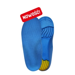 Wkładki MAZBIT INSOLES KID stopa płasko-koślawa, ból pięty